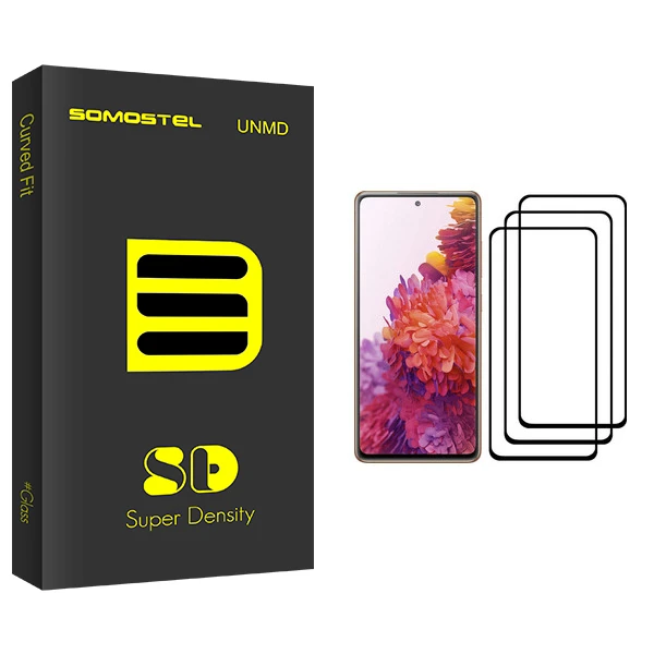 محافظ صفحه نمایش سوماستل مدل Sd Glass مناسب برای گوشی موبایل سامسونگ Galaxy S20 FE بسته سه عددی