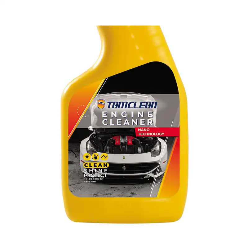 اسپری تمیزکننده موتور خودرو تام کلین مدل TC-DE480Y32 حجم 480 میلی لیتر