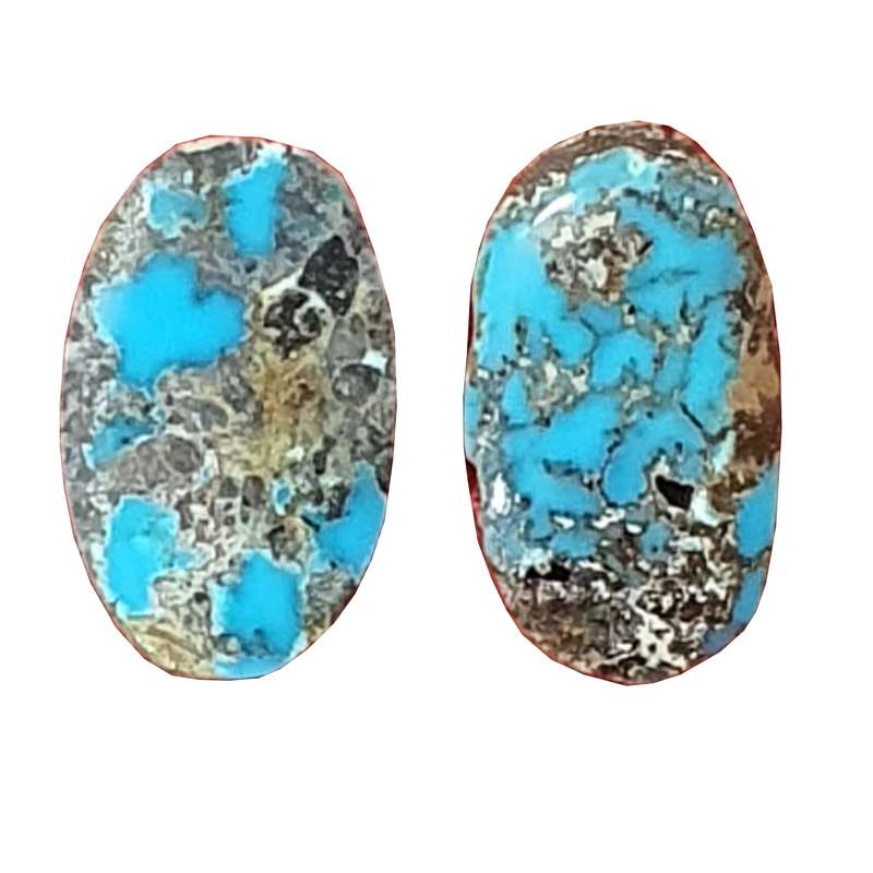 سنگ فیروزه مدل نیشابور کد CZN5006 مجموعه 2 عددی