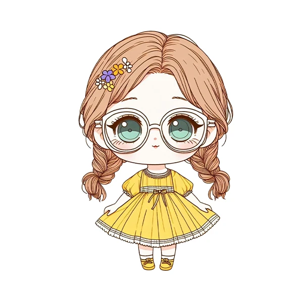 استیکر پارچه و لباس پاد آفرین طرح دختر کد 548