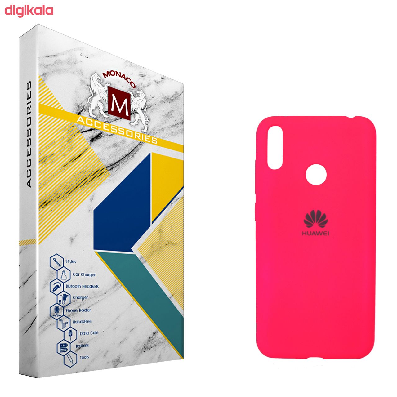 کاور موناکو مدل Si080 مناسب برای گوشی موبایل هوآوی Y7 Prime 2019 به همراه محافظ صفحه نمایش