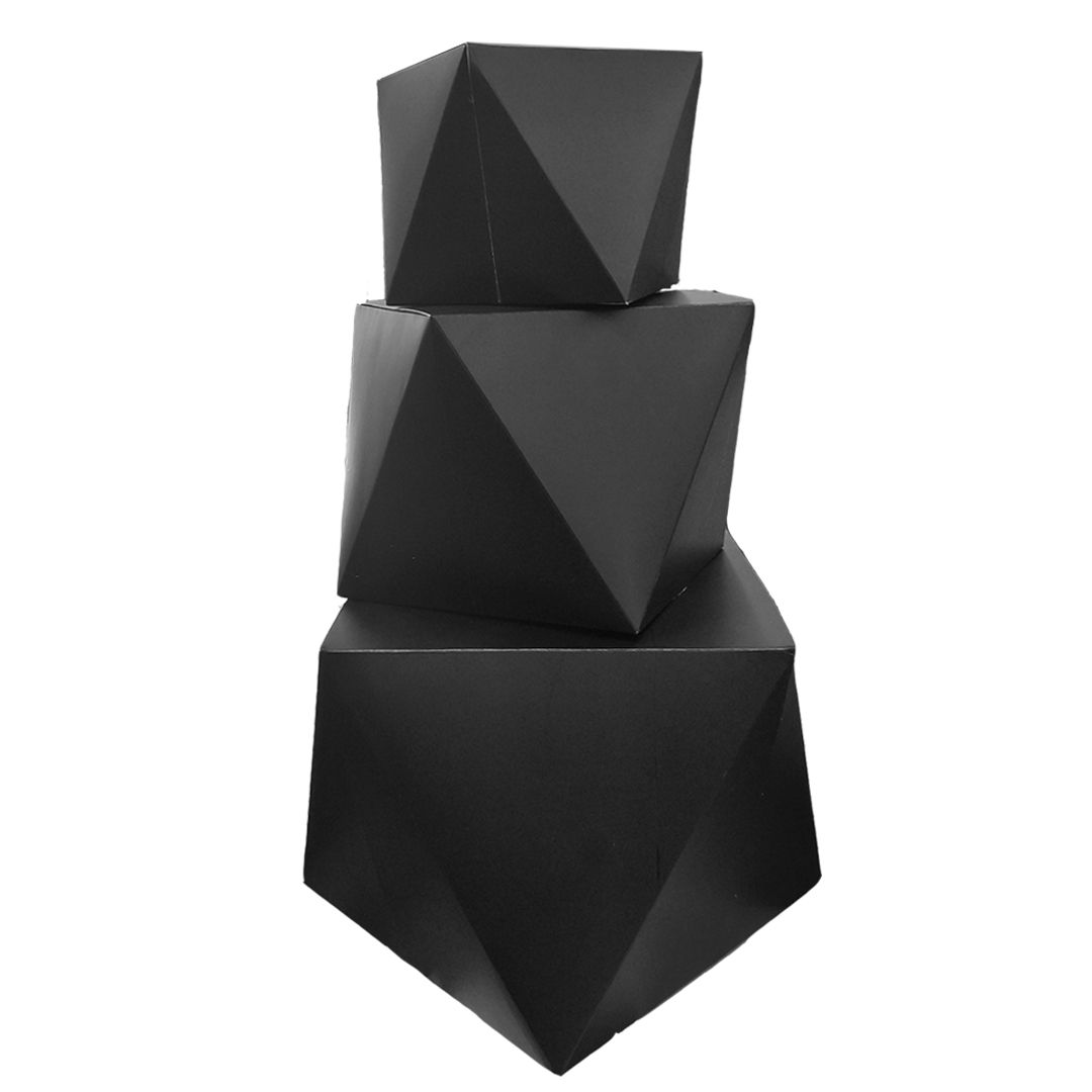 جعبه هدیه مدل اوریگامی مجموعه 3 عددی
