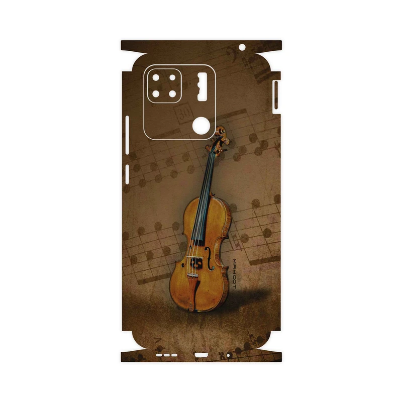 برچسب پوششی ماهوت مدل Violin-Instrument-FullSkin مناسب برای گوشی موبایل شیائومی Redmi 10A