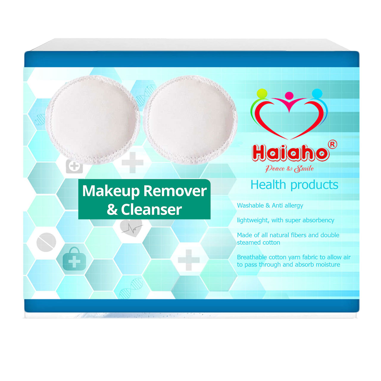 پد پاک کننده آرایش صورت هیاهو مدل Sensitive Skin بسته 2 عددی 