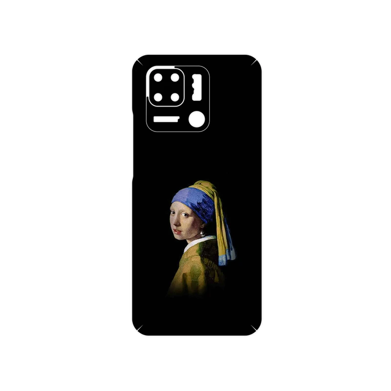 برچسب پوششی ماهوت مدل Girl with a Pearl Earring of Vermeer مناسب برای گوشی موبایل شیائومی Redmi 10 Power