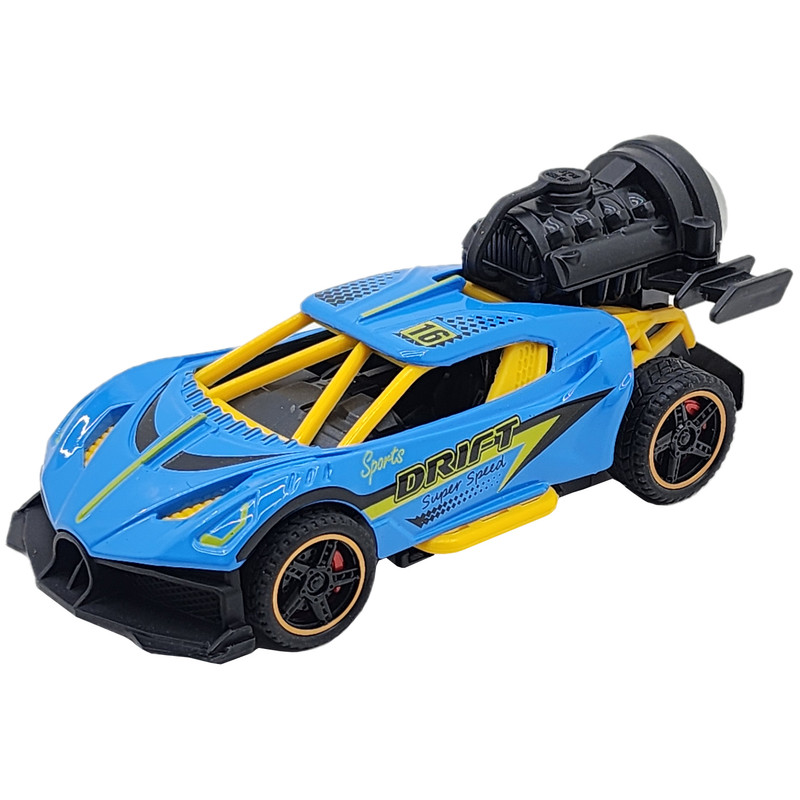 ماشین بازی ناب سل مدل فلزی عقب کش RACING RW طرح دودزا