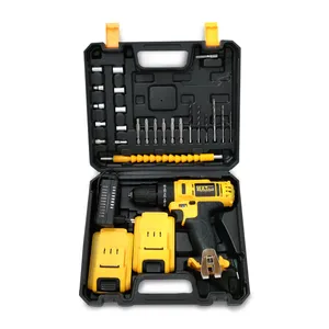 مجموعه 28 عددی دریل پیچ گوشتی چکشی شارژی واتپلاس مدل WAT1201-36V