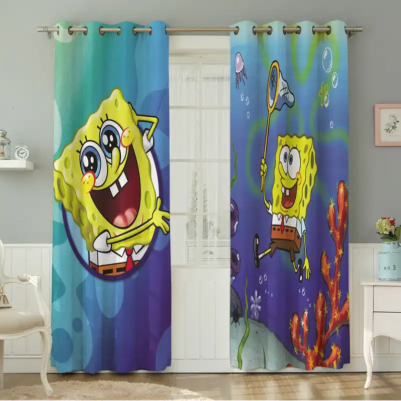 پرده نیروانا طرح کودک  مدل مخمل کد 5241سایز 140×280 سانتی متر