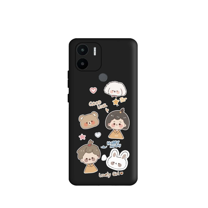 کاور قاب گارد طرح دختر پسر فانتزی کد t6425 مناسب برای گوشی موبایل شیائومی Redmi A1 Plus / Redmi A2 Plus