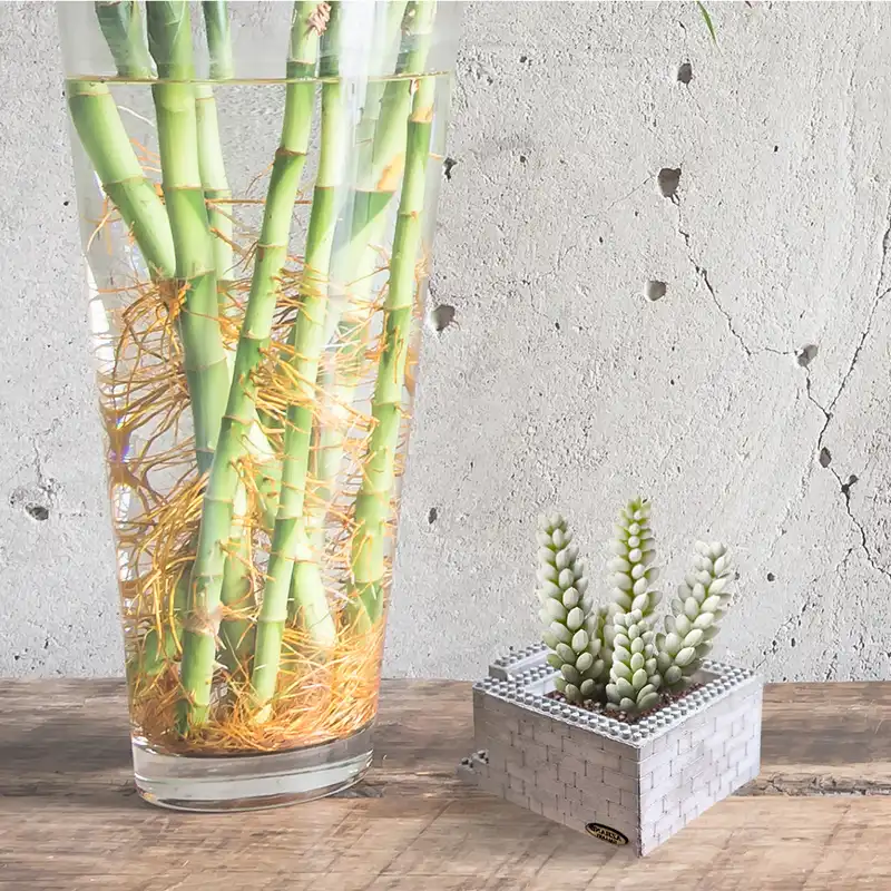 گلدان بتنی آژند گالری مدل Lego کد 02