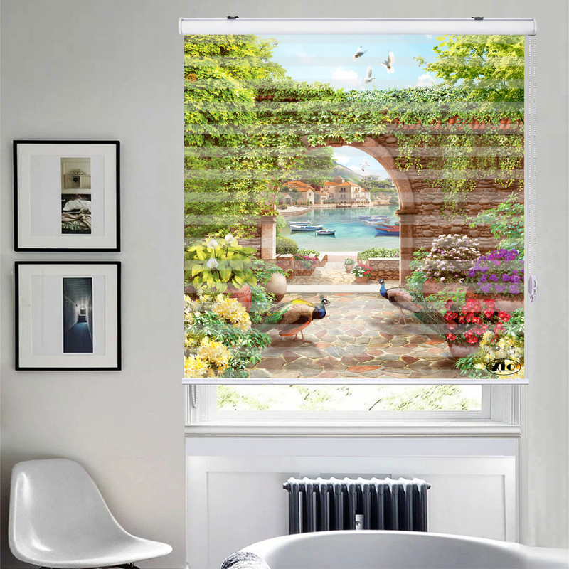  پرده زبرا زیو مدل L5042 سایز 200x150 سانتی متر
