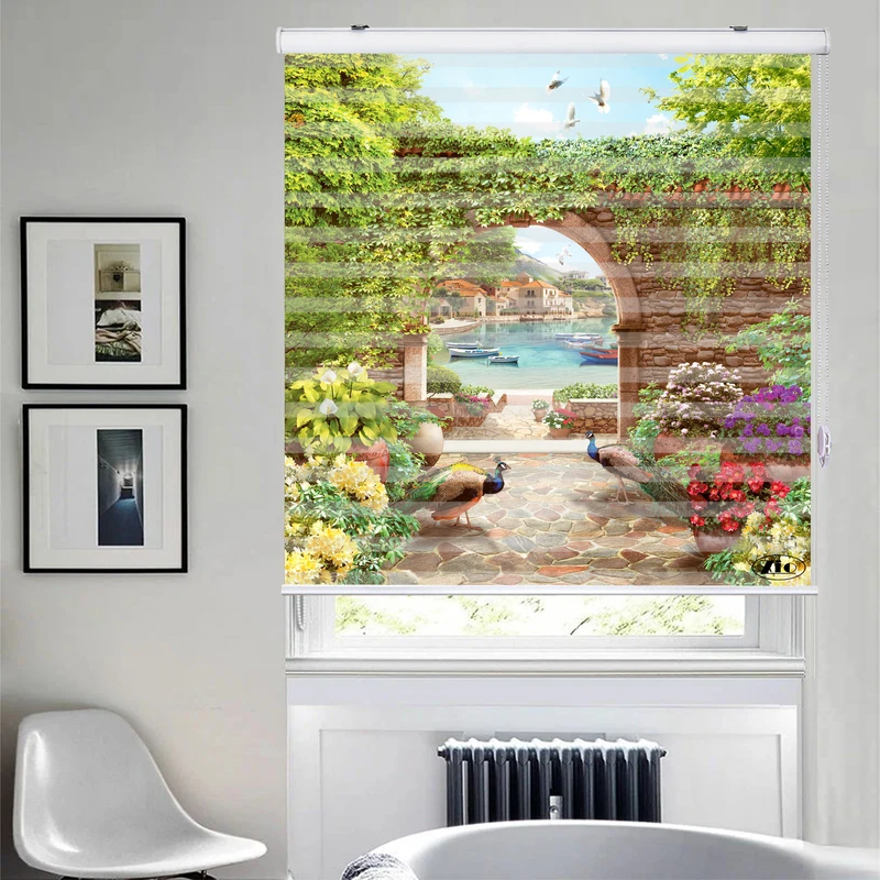  پرده زبرا زیو مدل L5042 سایز 200x280 سانتی متر