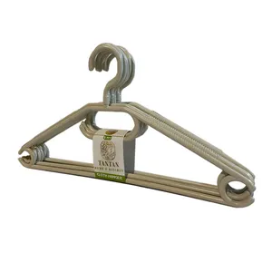 چوب لباسی تن تن مدل گردان بسته 6 عددی