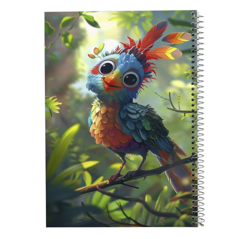 دفتر ژورنال نویسی 50 برگ مدوپد مدل نقطه ای طرح جوجه کد DF14695