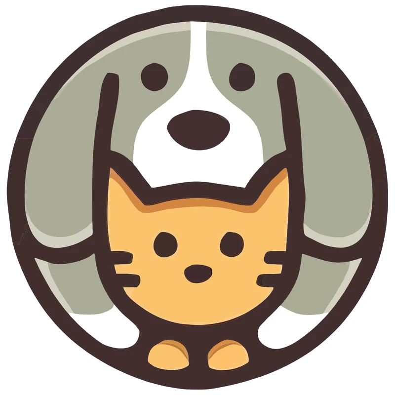 برچسب لپ تاپ پویا مارکت طرح سگ و گربه کد 3209