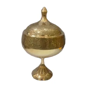 شکلات خوری برنزی مدل توپی کد 119