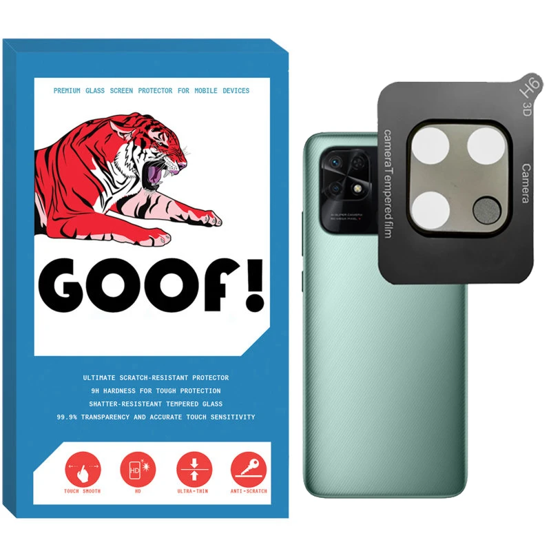 محافظ لنز دوربین گوف مدل LNZ3D-G مناسب برای گوشی موبایل شیائومی Redmi 10C