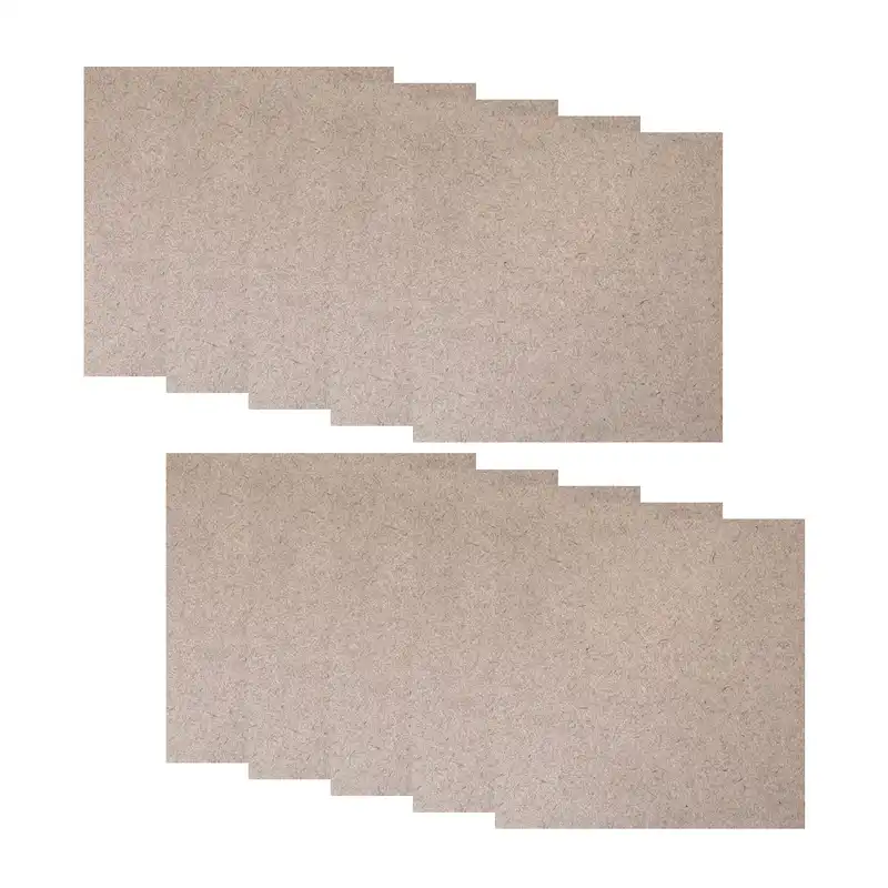 اسلایس چوبی مدل بیس خام رنگ و رزین مربع بسته 10 عددی