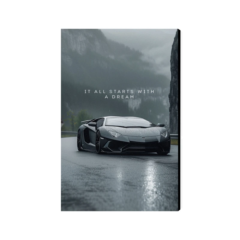 تابلو شاسی عرش مدل فانتزی ماشین اسپرت کد As4310