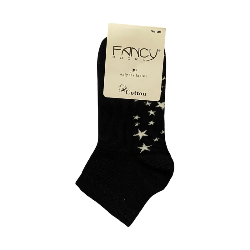 جوراب ساق کوتاه زنانه فنسی مدل نخی