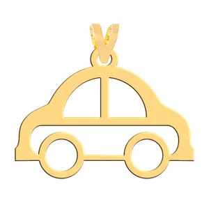 آویز گردنبند طلا 18 عیار زنانه فرشته مدل ماشین WNL-000494