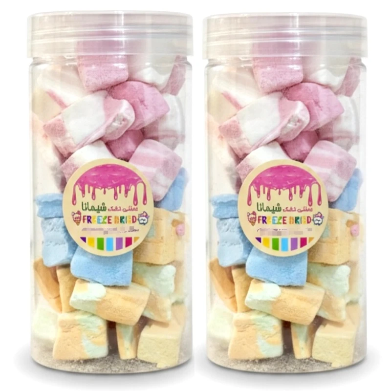 بستنی خشک میکس رنگین کمان شیمانا - 105 گرم بسته 2 عددی