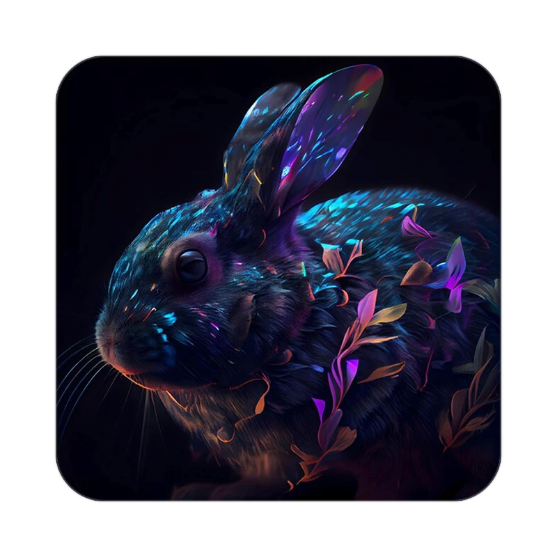 زیر لیوانی کاکتی طرح حیوانات رنگی مدل mp26136