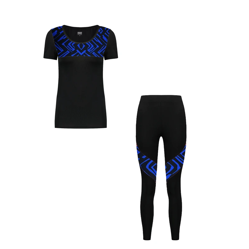 ست تی شرت و شلوار ورزشی زنانه مدل 710102-1401