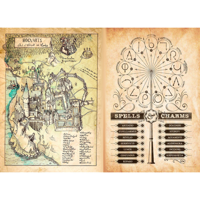 اسباب بازی زینتی مدل چوب دستی هری پاتر طرح سیریوس بلک به همراه کارت قطار و نقشه مدرسه