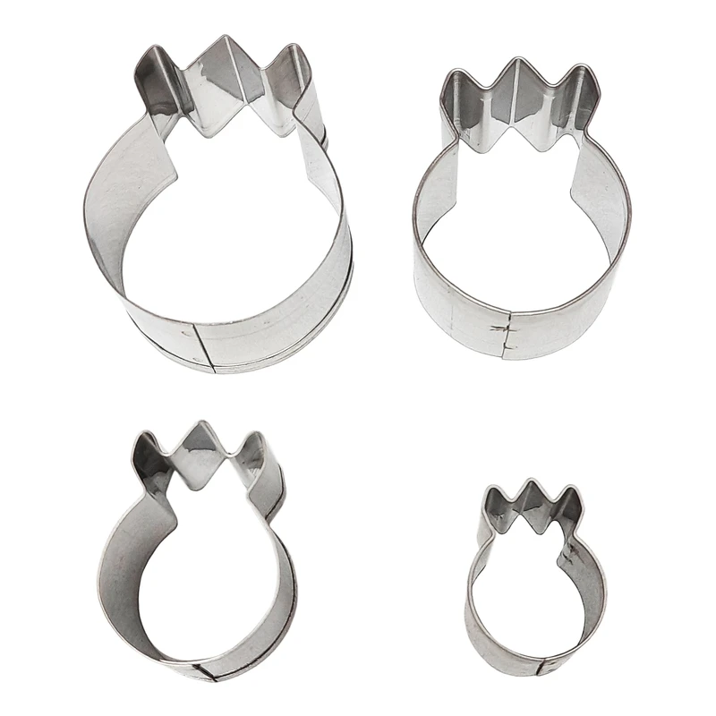 کاتر شیرینی پزی طرح انار مدل ZE-59 مجموعه 4 عددی 