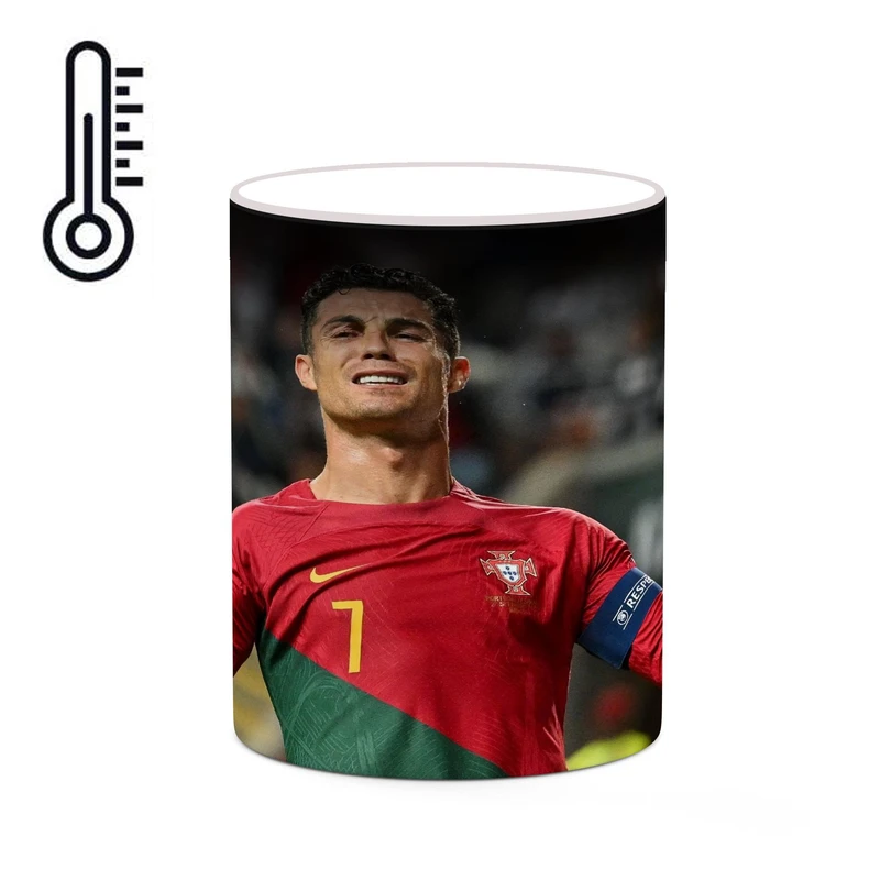 ماگ حرارتی کاکتی طرح Ronaldo رونالدو مدل mgh42969