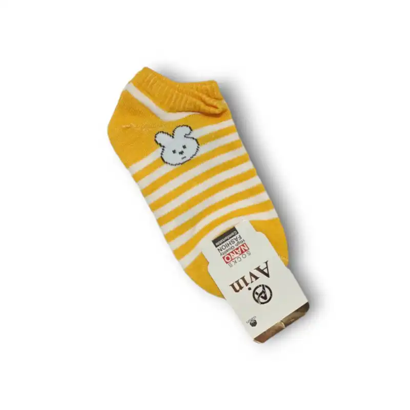 جوراب بچگانه طرح خرگوش مجموعه 3 عددی