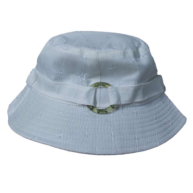 کلاه باکت زنانه مدل تابستان کد AS1364 رنگ سفید