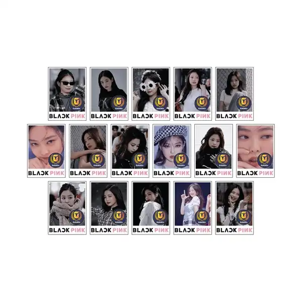 استیکر کالامیکس مدل جنی بلک پینک طرح blackpink jennie series مجموعه 16 عددی