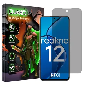 Guard Tough model privacy screen protector suitable for Realme 12 4G mobile phone