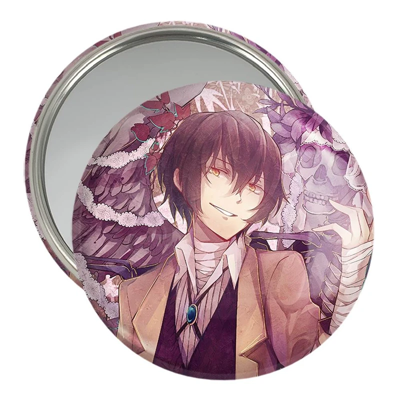 آینه جیبی خندالو مدل اوسامو دازای انیمه سگ های ولگرد بانگو  کد 11779