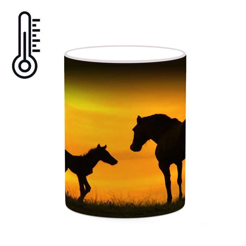 ماگ حرارتی کاکتی مدل اسب کد mgh24333