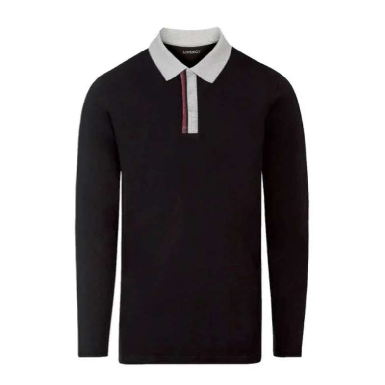 پولوشرت آستین بلند مردانه لیورجی مدل Bp2024