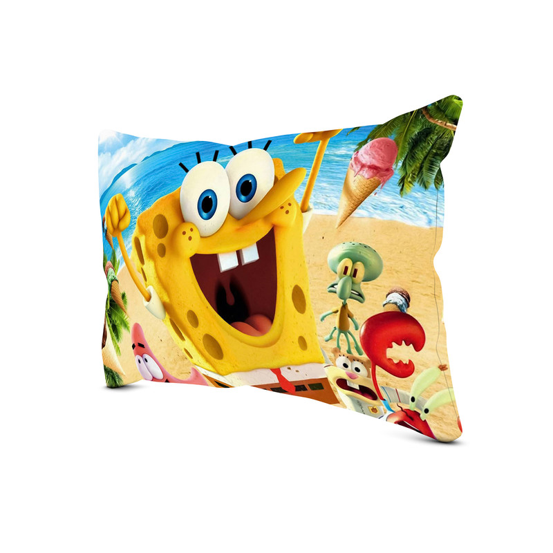 رو بالشی مدل باب اسفنجی دو رو طرح دار کد 1402120