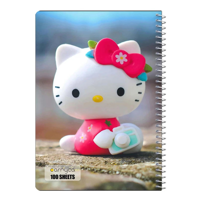 دفتر مشق 100 برگ سیمی کارنیکا طرح هلو کیتی hello kitty کد 81484