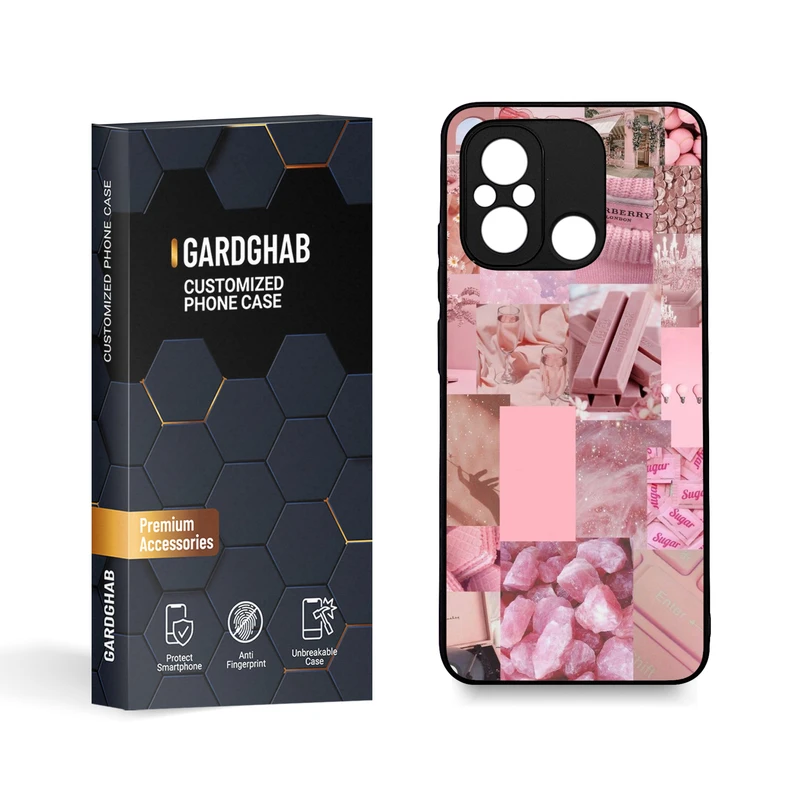  کاور گارد قاب مدل دخترانه مناسب برای گوشی موبایل شیائومی Poco C55