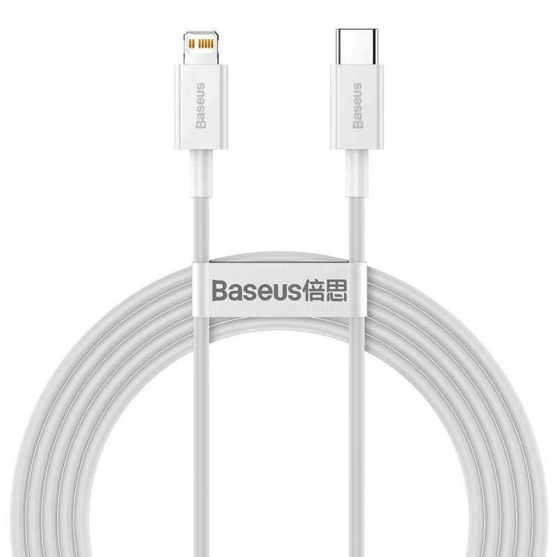 کابل تبدیل USB-C به لایتنینگ باسئوس مدل Superior Series 20W طول 1.5 متر