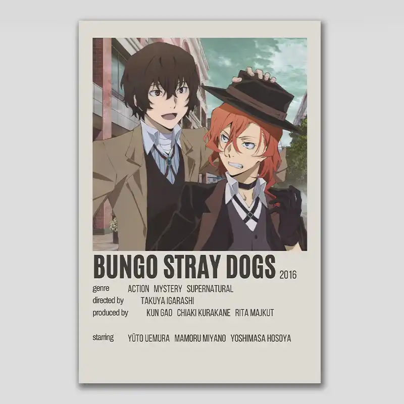 تابلو شاسی بکلیت مدل SH-145 طرح انیمه بانگو استری داگز