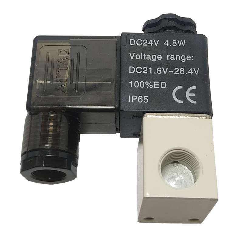 شیر برقی پنوماتیک مدل 24v1/4 شیر برقی پنوماتیک مدل 24v1/4