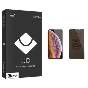 Coconut UD Black Privacy Screen Protector For Apple اپل iPhone XS Max