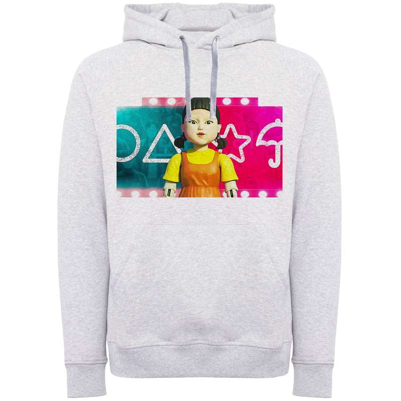 هودی زنانه مدل دخترک بازی مرکب F798