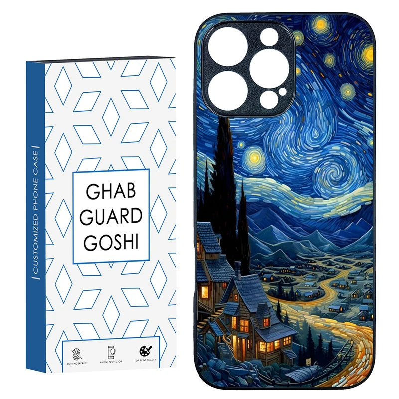 کاور قاب گارد گوشی طرح ونگوگ کد TPU-069 مناسب برای گوشی موبایل اپل Iphone 16 Pro Max