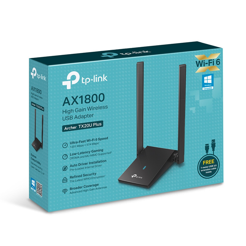 کارت شبکه تی پی-لینک مدل Archer TX20U Plus، AX1800 Mbps