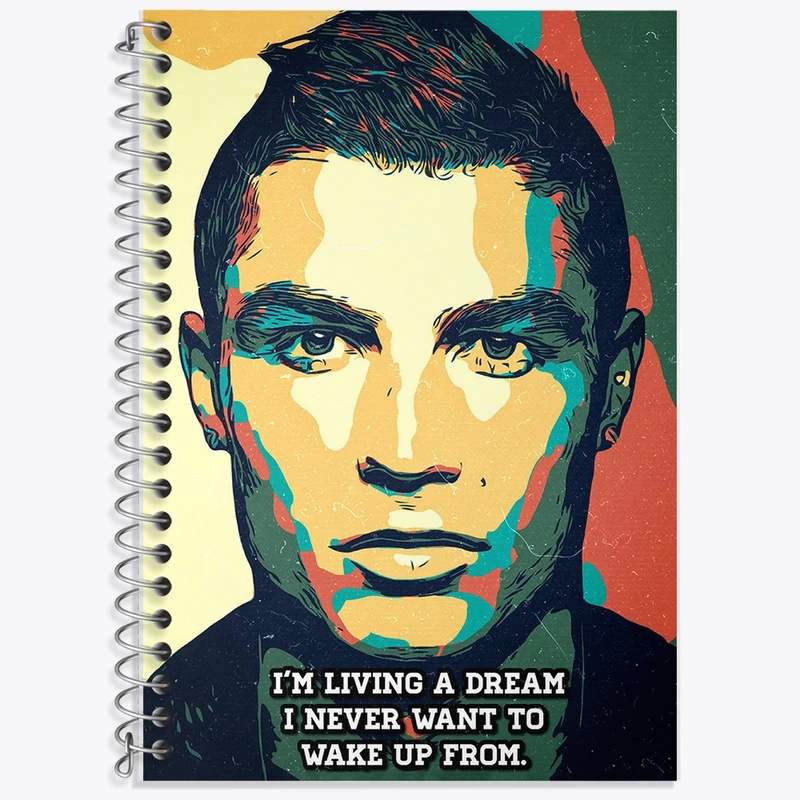 دفتر زبان 50 برگ خندالو مدل سه خط طرح کریستیانو رونالدو کد F1792