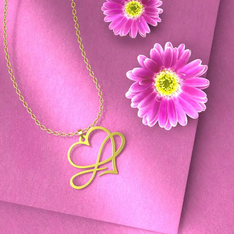 گردنبند طلا 18 عیار زنانه مدوپد مدل هندسی کد CA10891